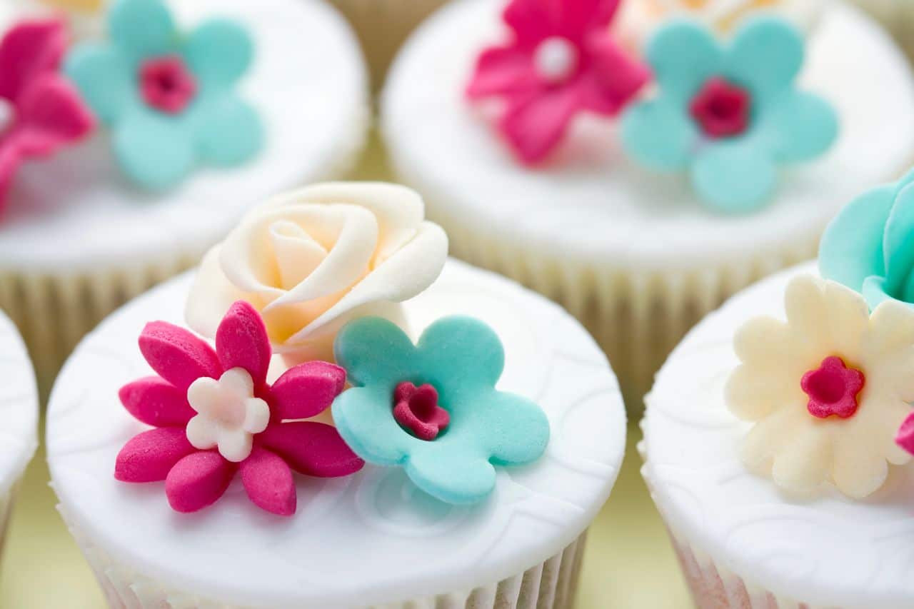 Cupcake mit Dekoration