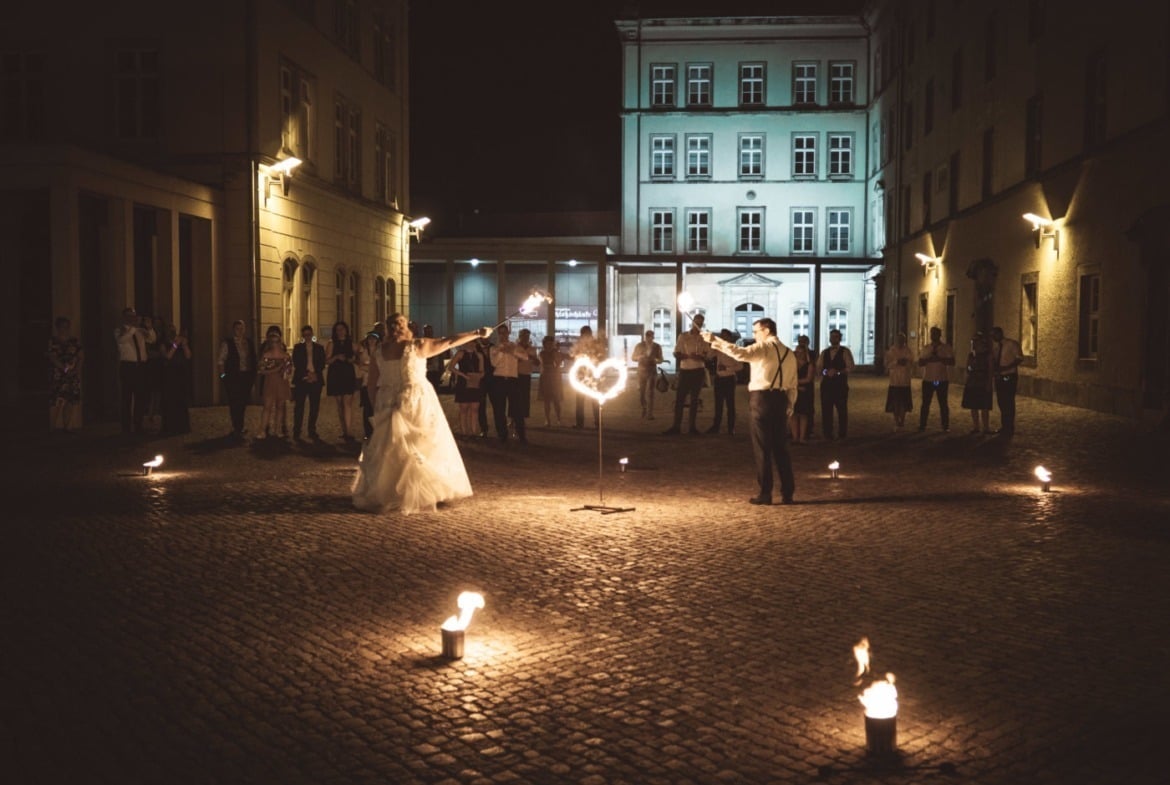 Hochzeit im Schloßcafé auf dem Schloss Sonnenstein in Pirna