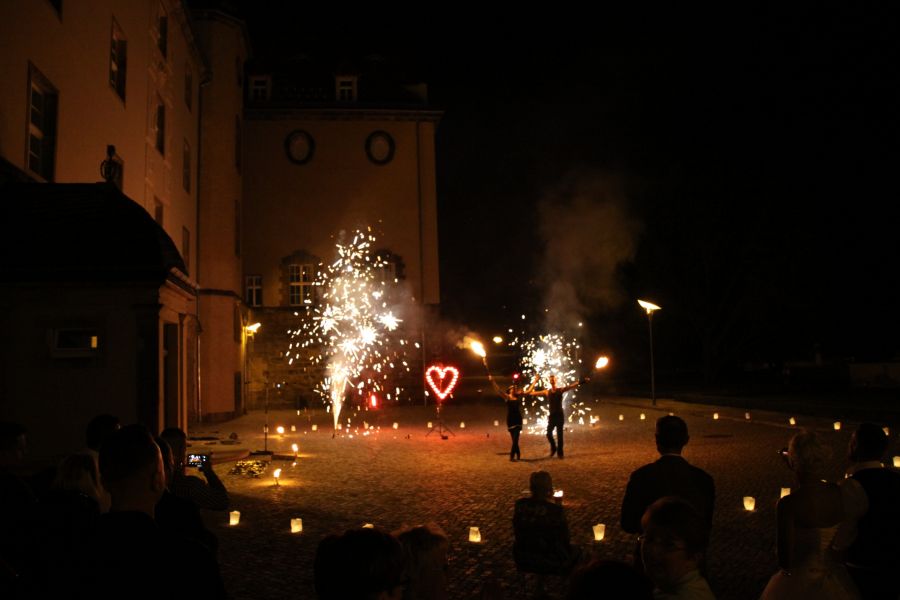 Hochzeit im Schloßcafé auf dem Schloss Sonnenstein in Pirna