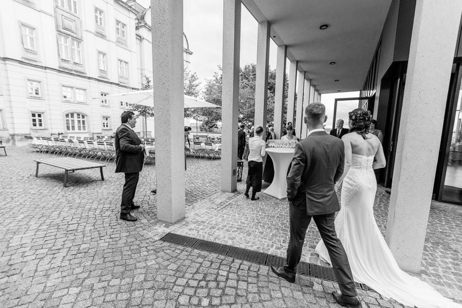 Hochzeit im Schloßcafé auf dem Schloss Sonnenstein in Pirna