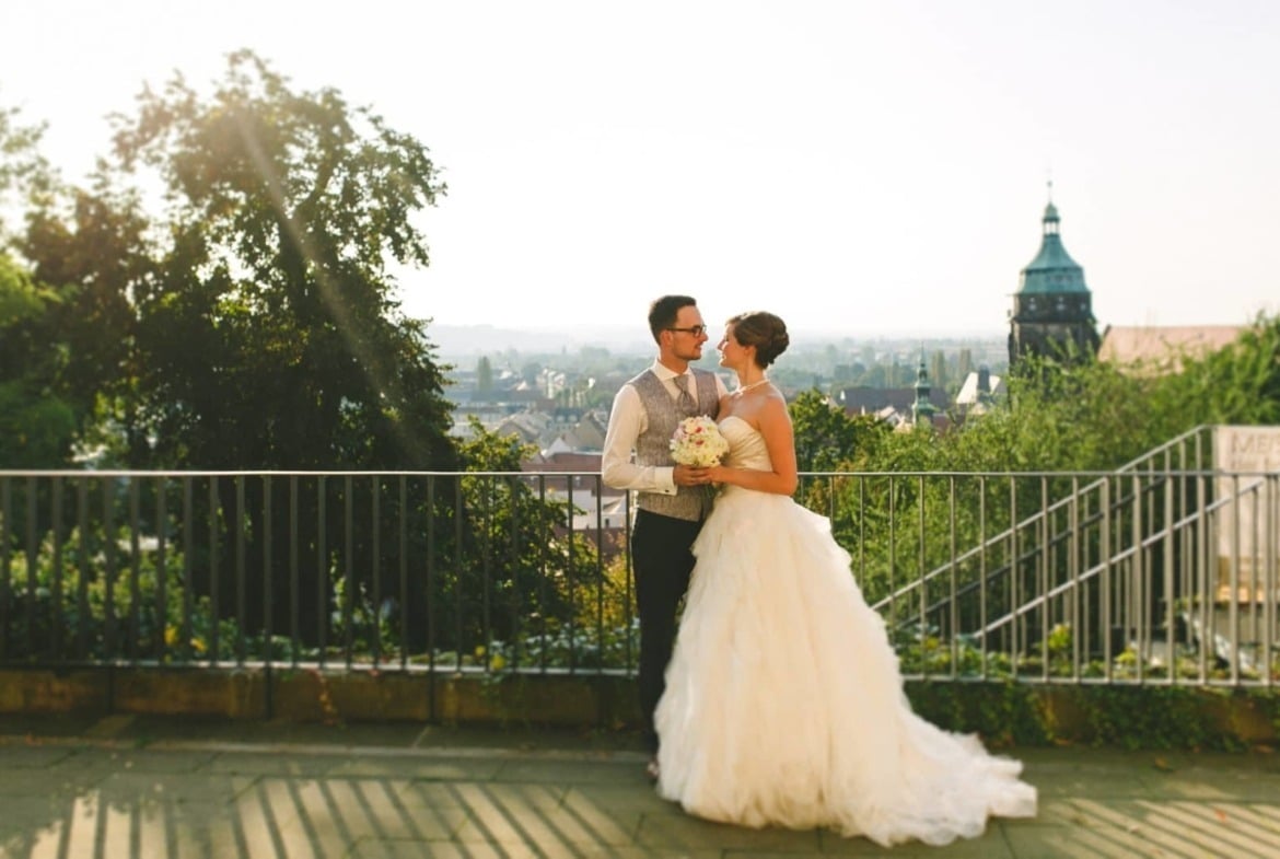 Hochzeit im Schloßcafé auf dem Schloss Sonnenstein in Pirna