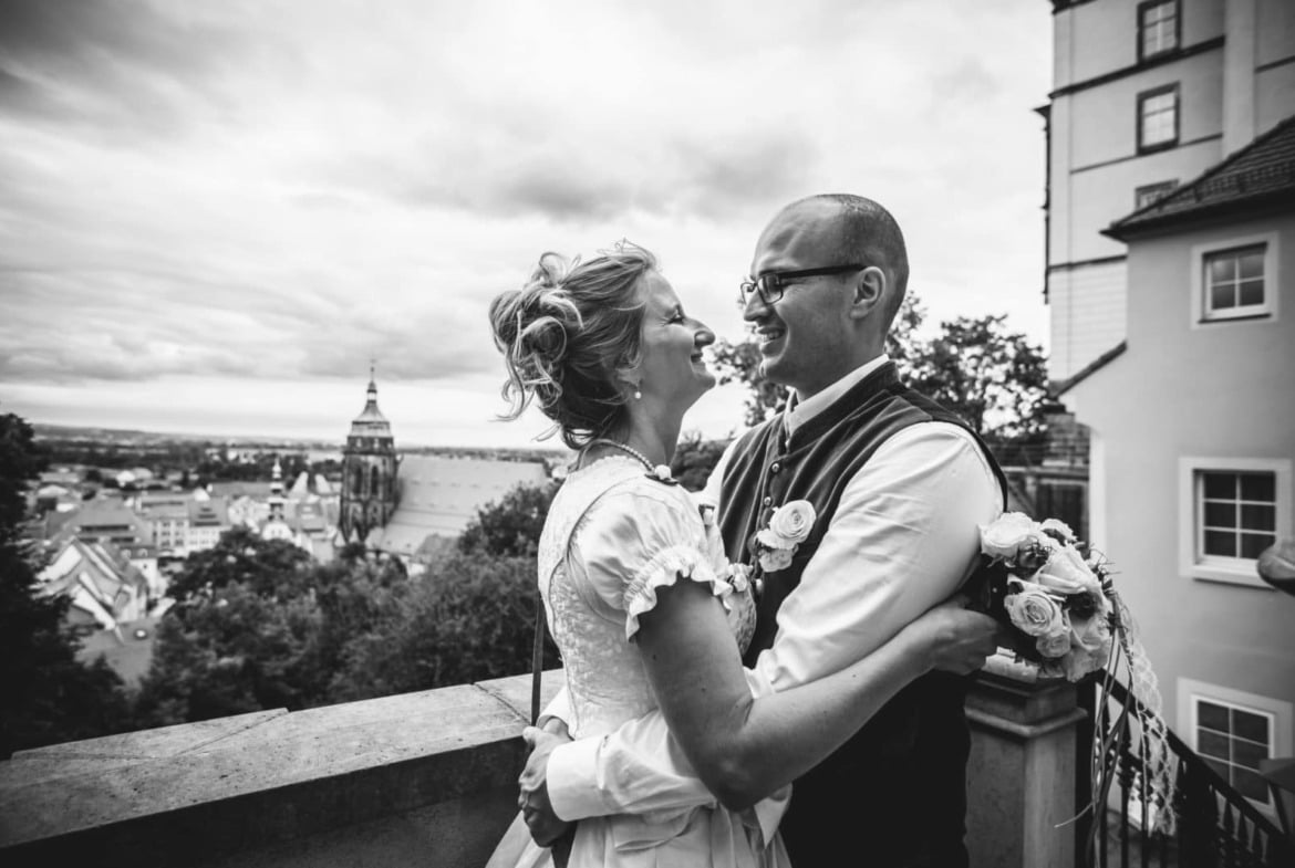 Hochzeit im Schloßcafé auf dem Schloss Sonnenstein in Pirna