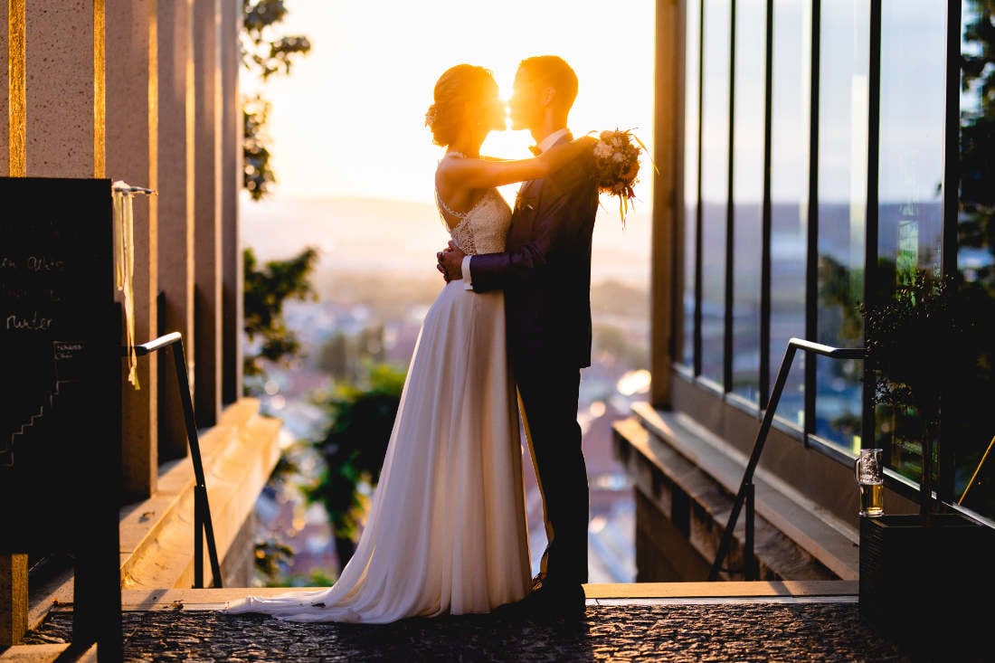 Hochzeit im Schloßcafé auf dem Schloss Sonnenstein in Pirna