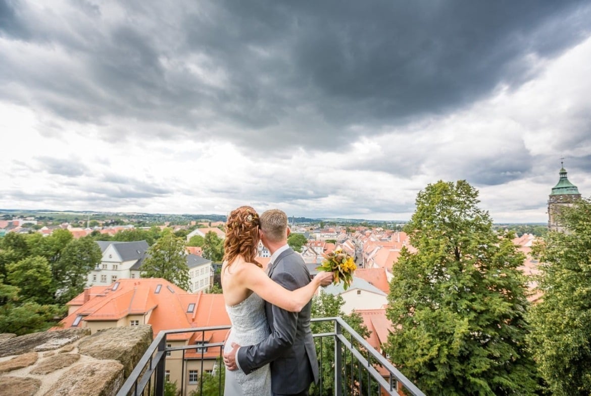 Hochzeit im Schloßcafé auf dem Schloss Sonnenstein in Pirna
