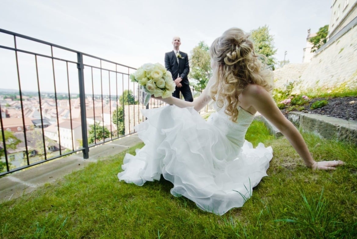 Hochzeit im Schloßcafé auf dem Schloss Sonnenstein in Pirna