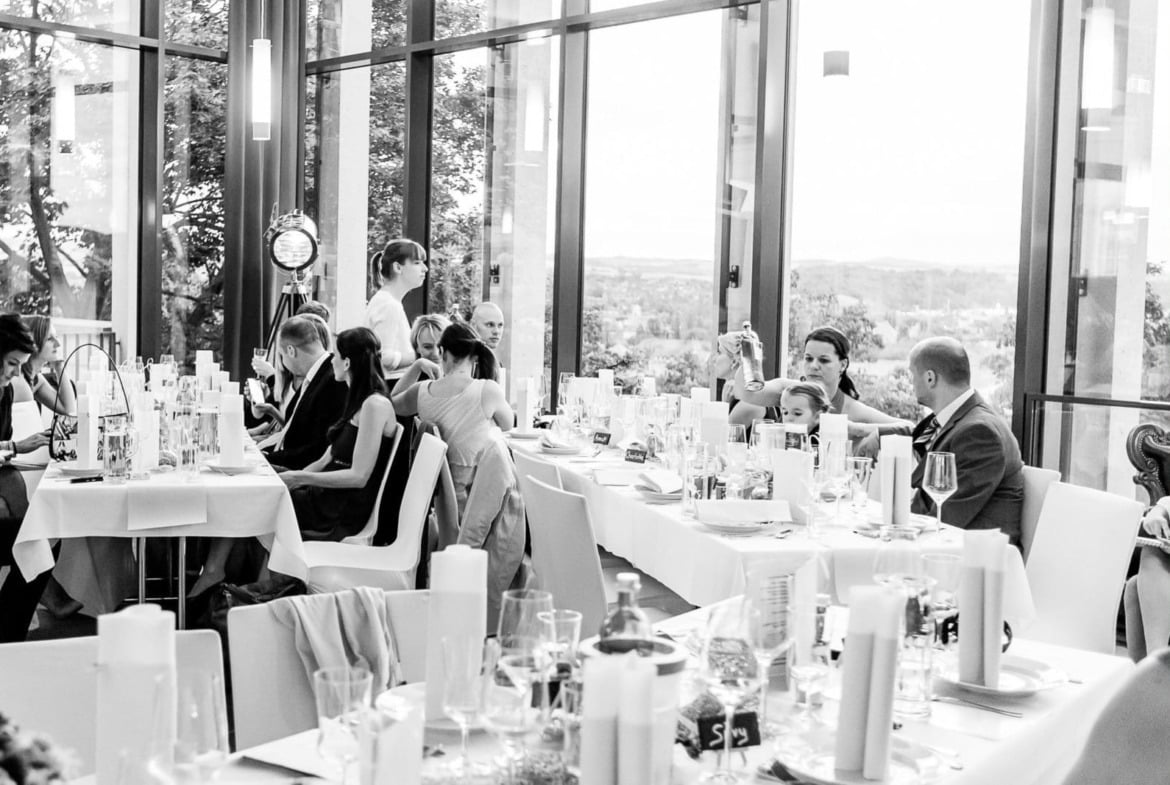 Hochzeit im Schloßcafé auf dem Schloss Sonnenstein in Pirna