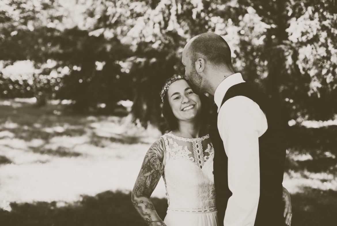 Hochzeitsfotografie mit Herz