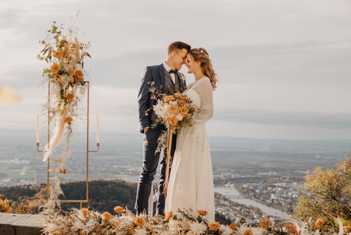 Hochzeit auf Heidelbergs Hausberg