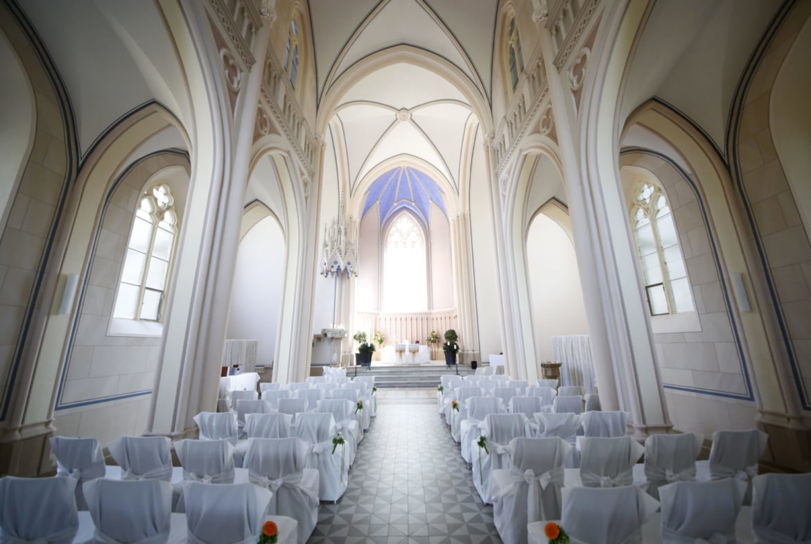 Hochzeit im Schloss mit eigener Kapelle