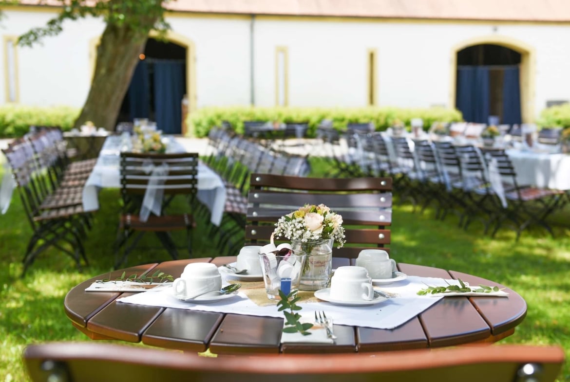 Romantische Hochzeitslocation auf Schloss Wolframshof