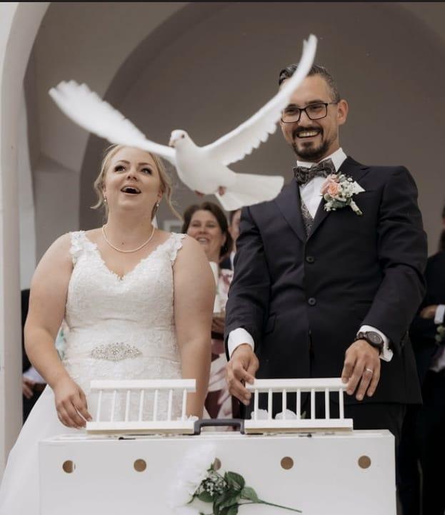 Hochzeitstauben in München/Erding und Umgebung