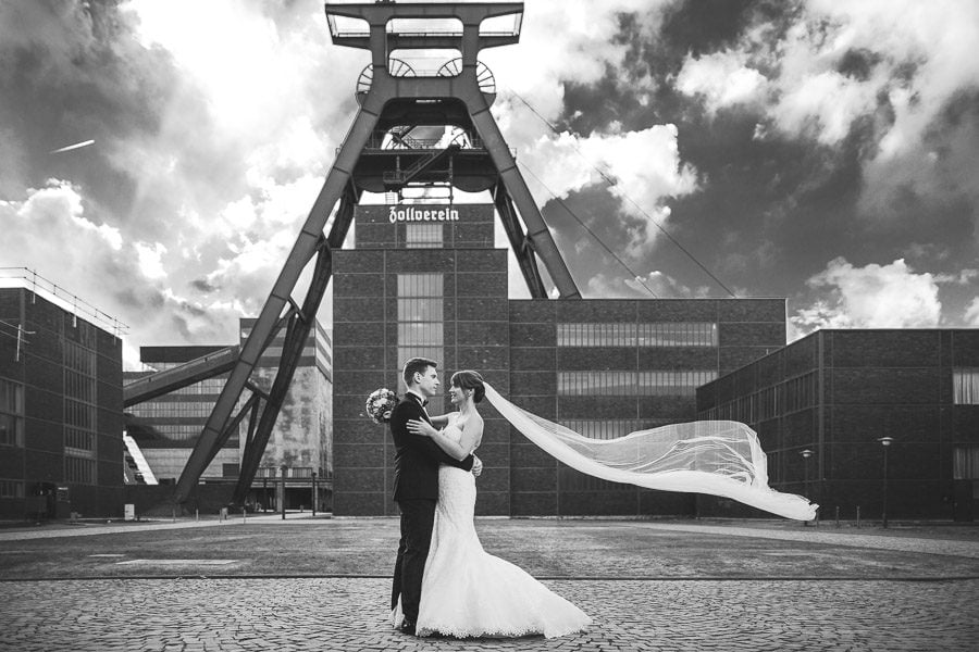 Hochzeit auf dem Unesco Welterbe Zeche Zollverein