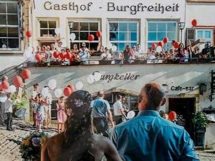 Hochzeit in der Burgfreiheit Heidelberg, direkt am Schloß