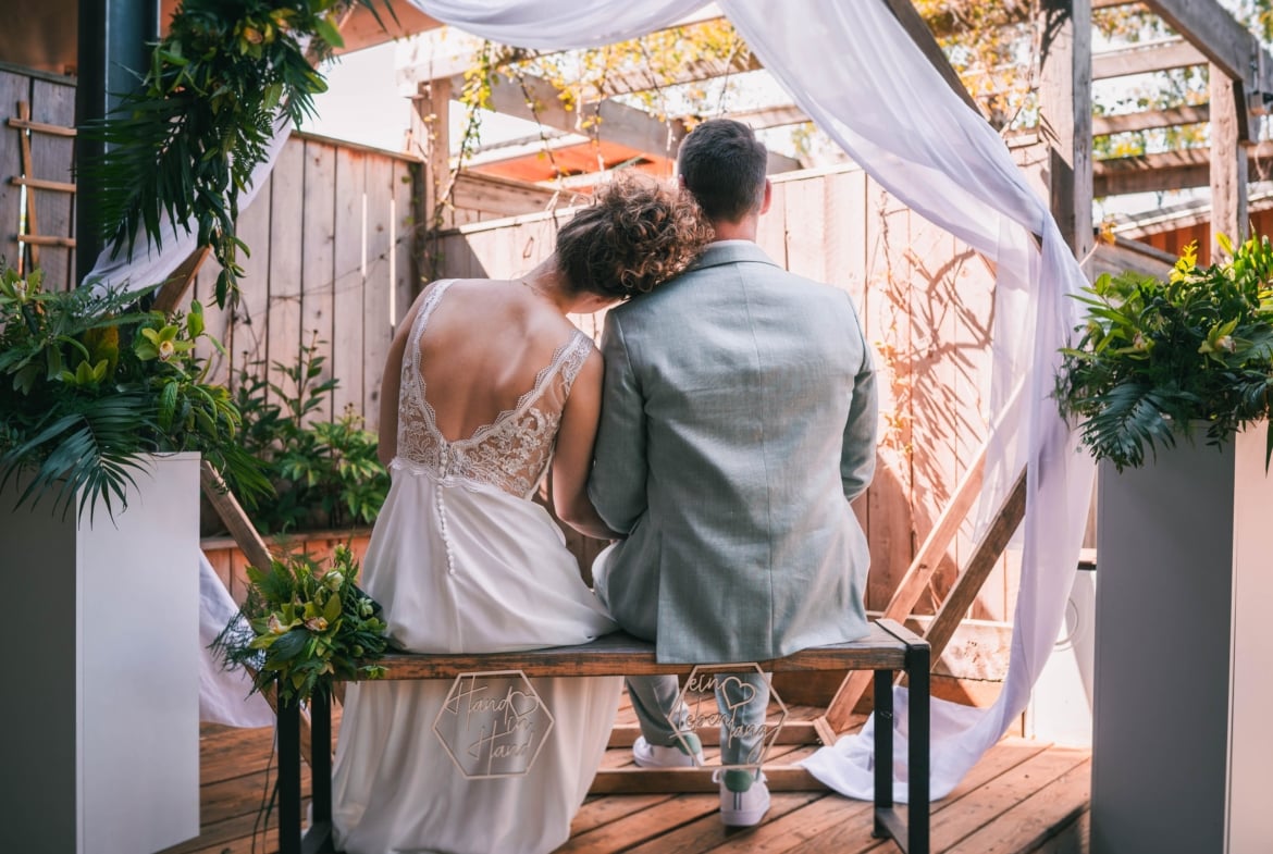 Hochzeit direkt am Kanal im Industriedenkmal