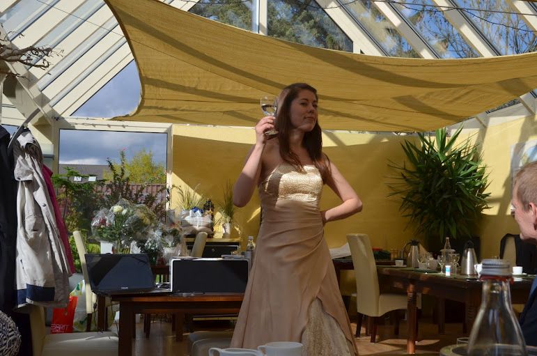 Hochzeitssängerin Tanja Hamleh zur Trauzeremonie