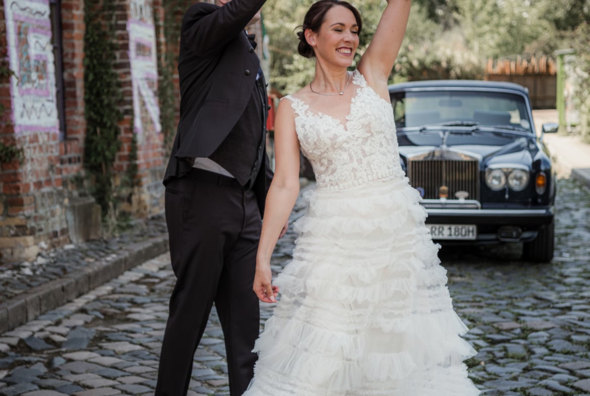 Hochzeit direkt am Kanal im Industriedenkmal