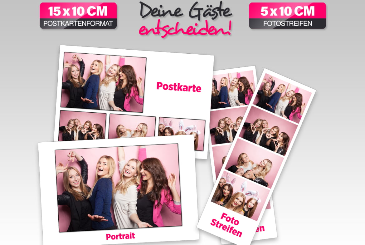 Fotobox mieten in Ulm und Biberach