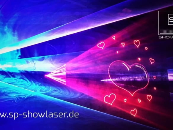 Professionelle Lasershow