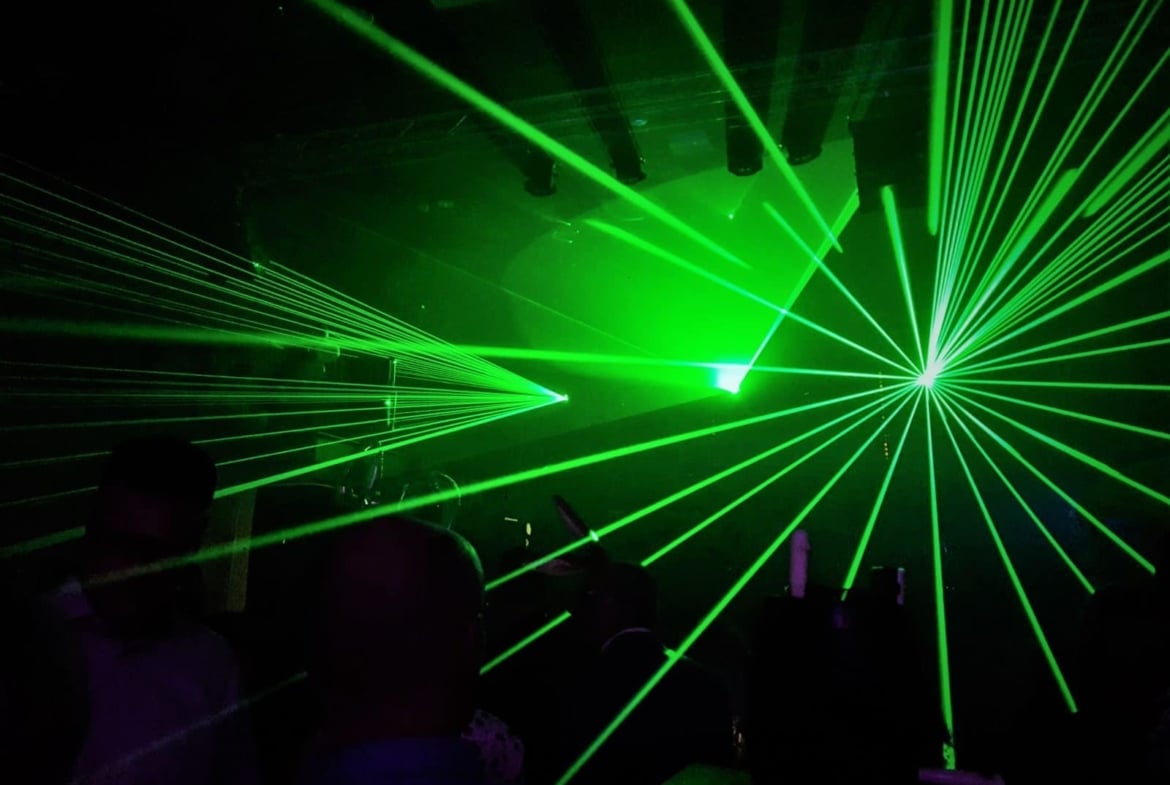Professionelle Lasershow