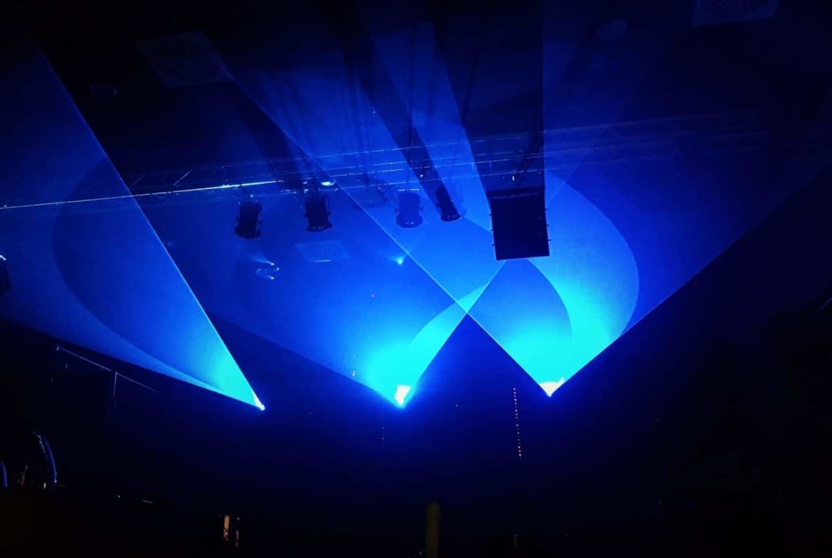 Professionelle Lasershow
