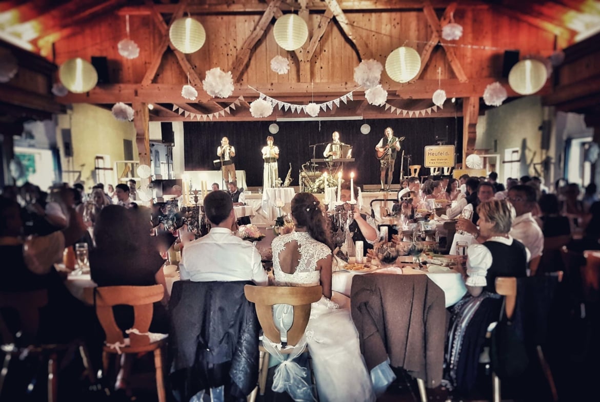Hochzeit im Trachtenheim Irschenberg