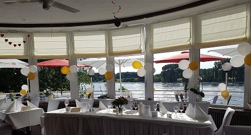 Hochzeit mit Rheinblick im Restaurant Rheinschauen