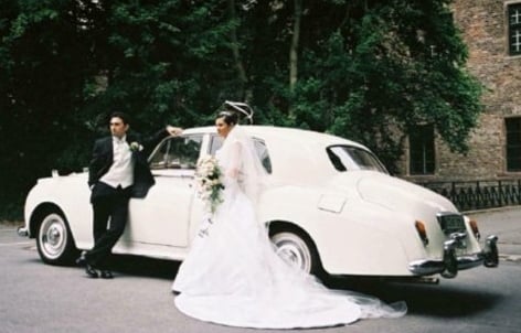 Hochzeitsautos in weiss – London Taxi – Wedding Rolls Royce