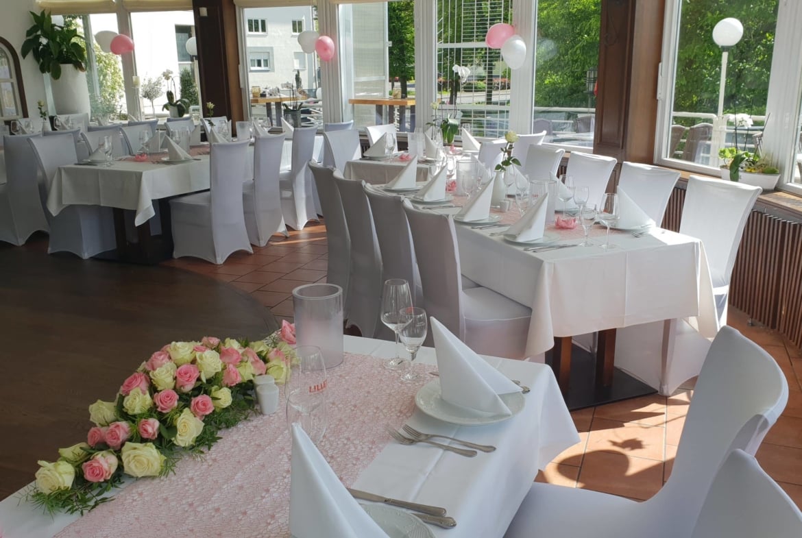 Hochzeit mit Rheinblick im Restaurant Rheinschauen