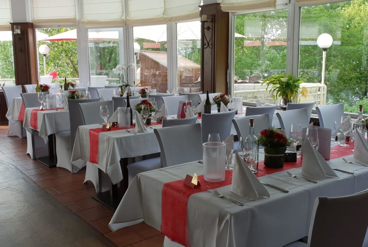 Hochzeit mit Rheinblick im Restaurant Rheinschauen