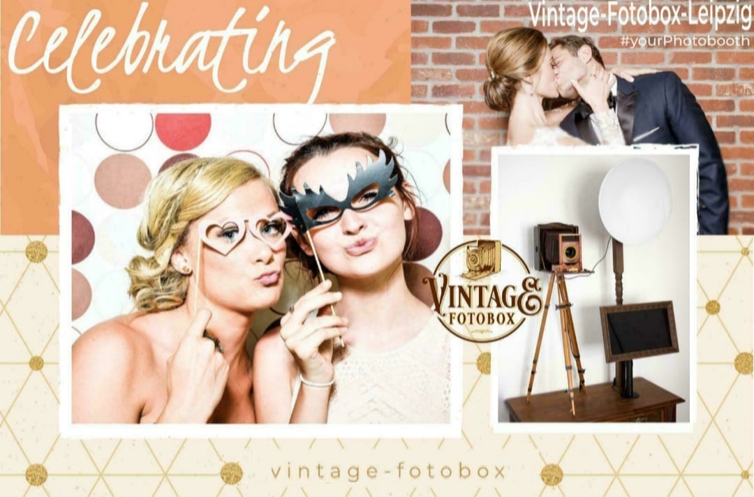 Vintage-Fotobox für Hochzeiten & mehr im Raum Leipzig
