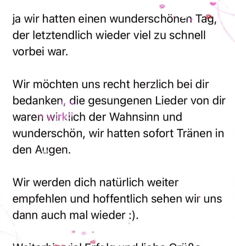 Sängerin Bine Trinker (Hochzeitssängerin aus München)