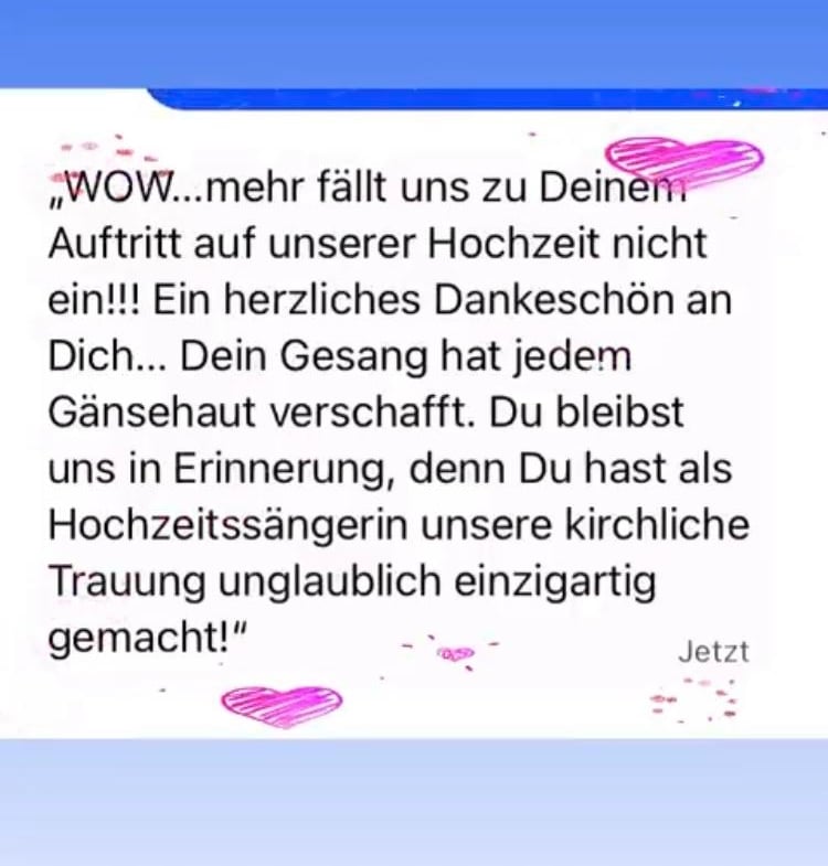 Sängerin Bine Trinker (Hochzeitssängerin aus München)