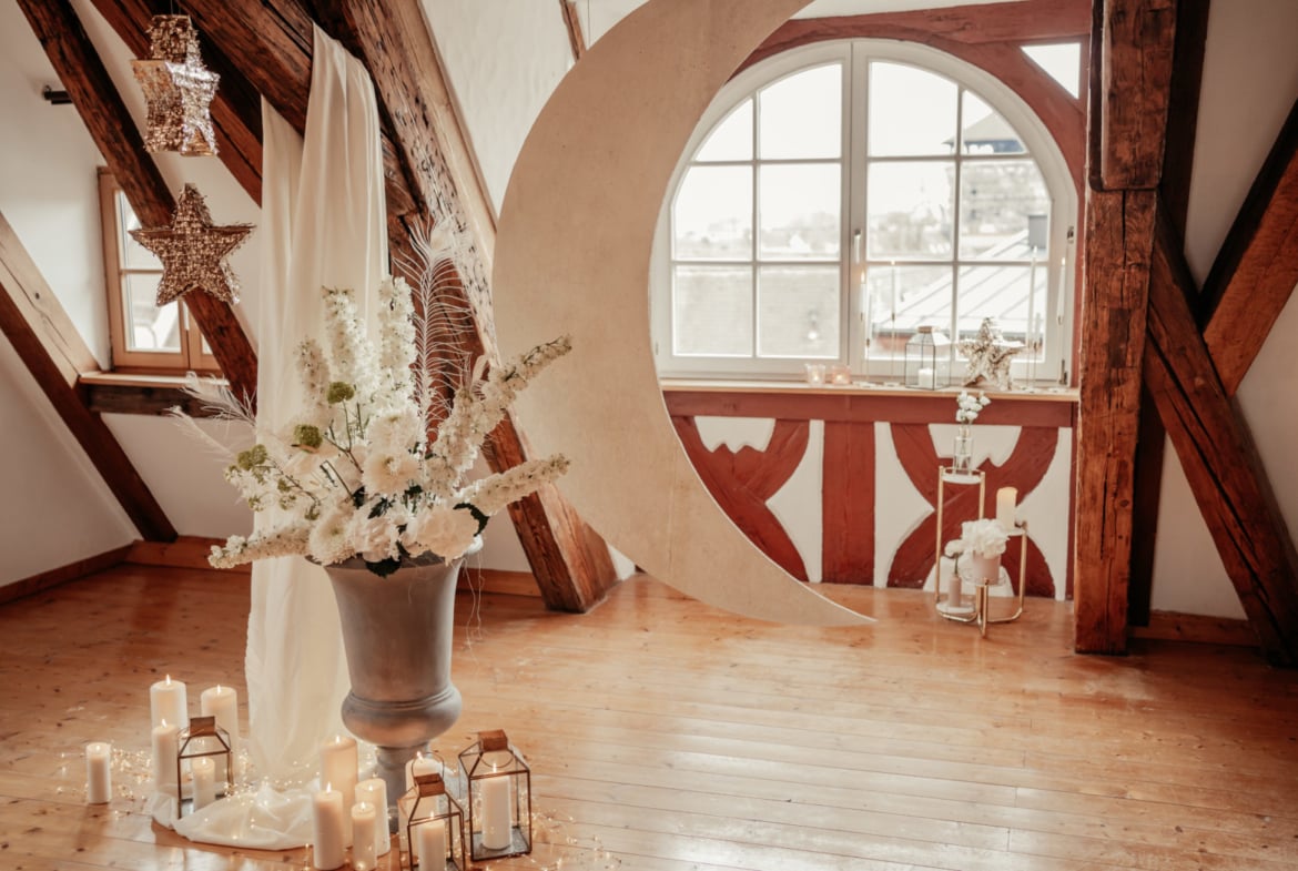 Hochzeit mit Blick auf die Nürnberger Burg