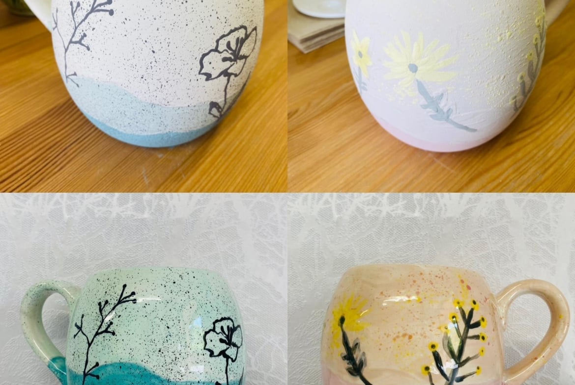 Party der anderen Art in der Keramikmalerei Paint Art