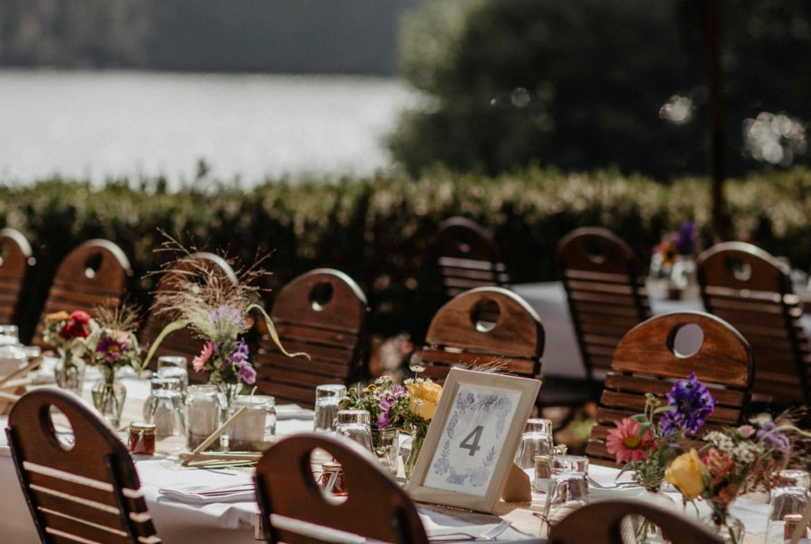 Heiraten im Landhausstil mit Seeblick