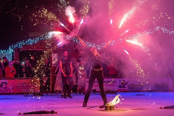 Hochzeits Feuershow