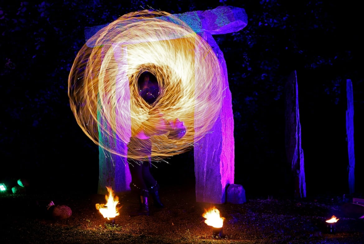 Feuershows, LED – und Schwarzlichtshows, Bauchtanzshows