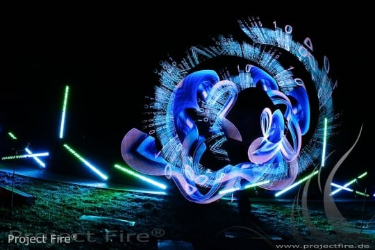 Project Fire Hochzeit Feuershow