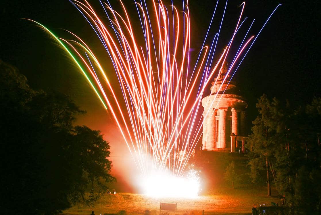 Feuerwerk-Hochzeit-Berghotel-Eisenach
