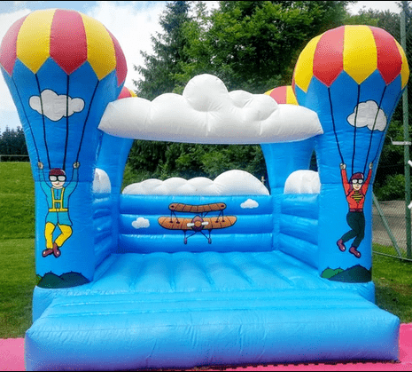 Flippy-Hopp Hüpfburg zur Hochzeit für Kinder und Erwachsene