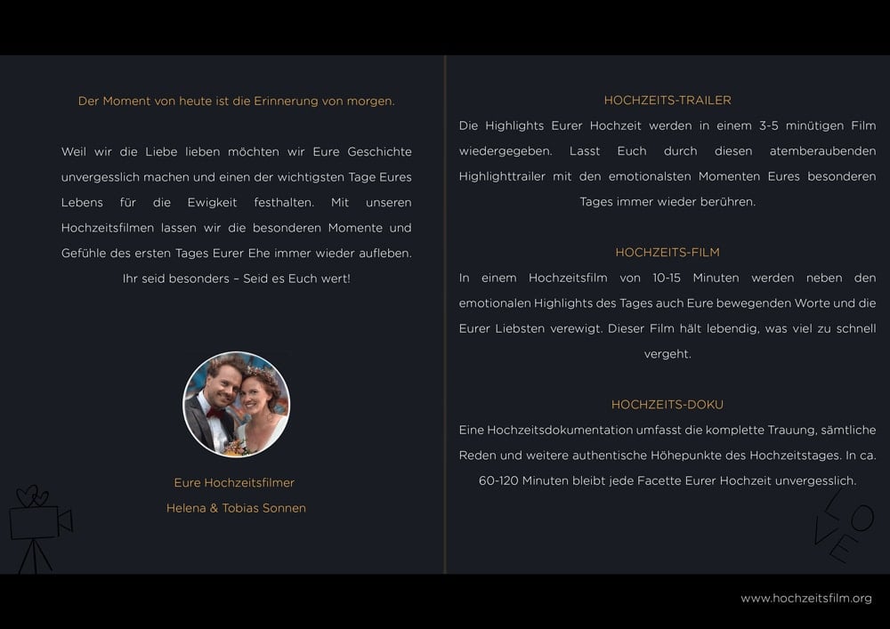 Besondere Hochzeitsfilme für besondere Momente!
