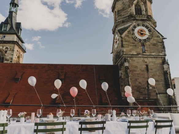 Heiraten am Schillerplatz mit wunderschöner Dachterrasse
