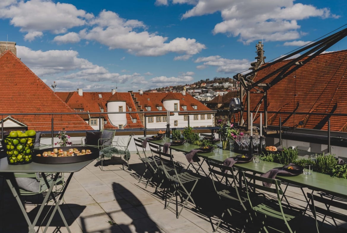 Heiraten am Schillerplatz mit wunderschöner Dachterrasse