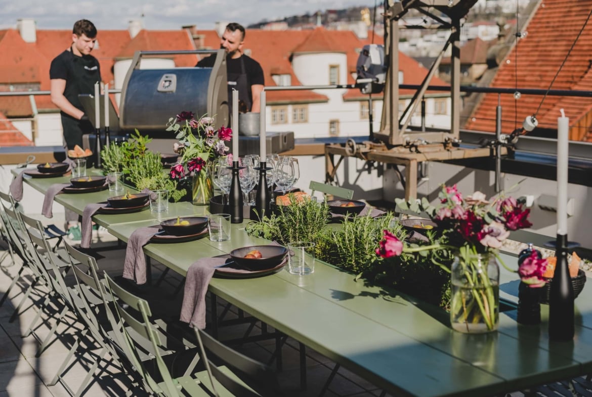 Heiraten am Schillerplatz mit wunderschöner Dachterrasse