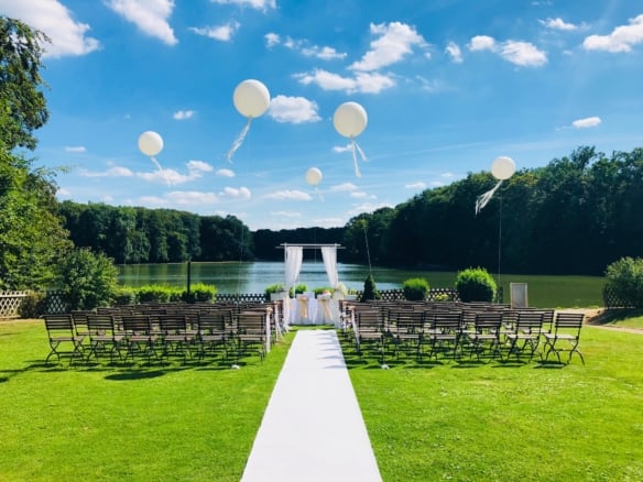 Hochzeit am See mitten Köln
