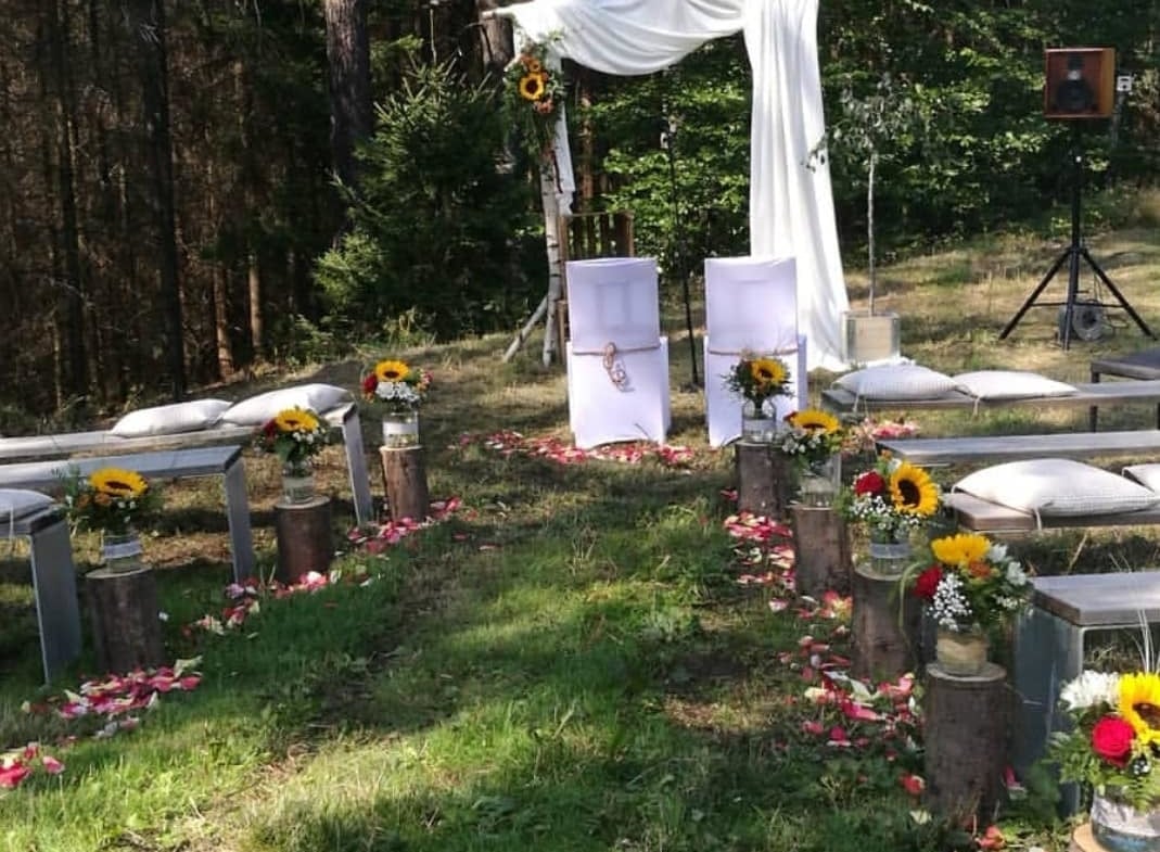 Hochzeit im Grünem
