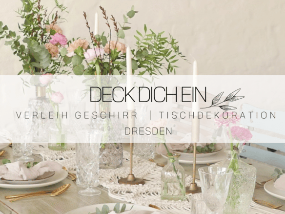 VERLEIH Geschirr | Tischdekoration