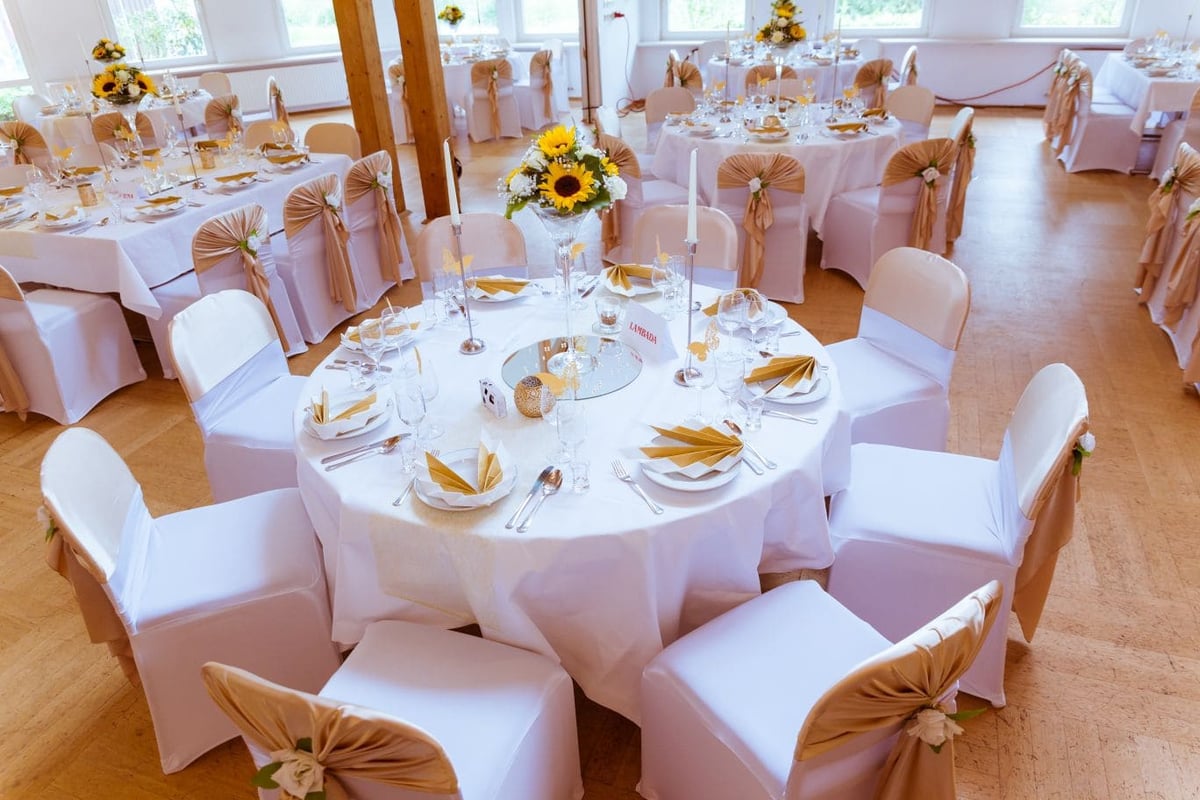 Gold-Event-Hochzeit-Dekoration
