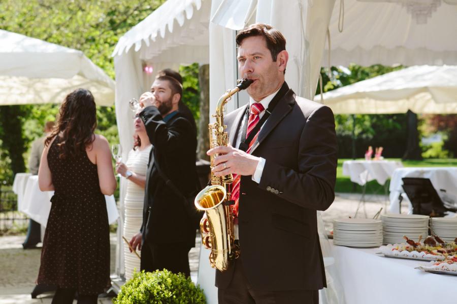 Saxophonist zur Hochzeit