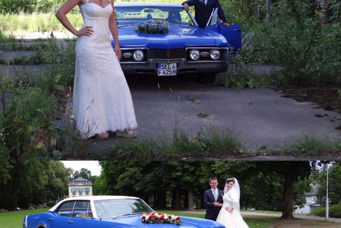 Oldtimer, Hochzeitsauto mieten – Chauffeur incl.